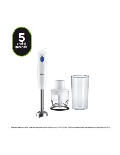 MINIPIMER MQ10201 CON ACCESSORI 450W 0,6LT MULTIQUICK1 su TreG Ingr...