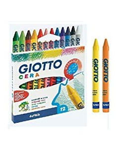 GIOTTO 12 PASTELLI A CERA�59300