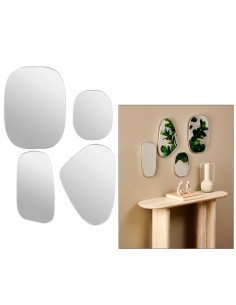 Specchio, plastica, Roman, 30x1.2x40 cm, set x4, ATMOSPHERA