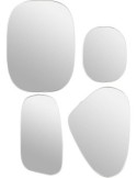 Specchio, plastica, Roman, 30x1.2x40 cm, set x4, ATMOSPHERA