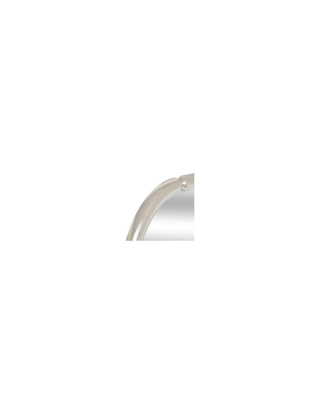 Specchio, ovale, cromato, Micaela, 55x35 cm, ATMOSPHERA