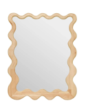 Specchio, a onda, legno, Brooke, 62x48 cm, ATMOSPHERA CREATEUR D'INTERIEUR