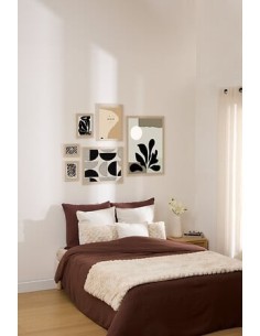 Cornice foto, effetto pietra, Missy, 18x24 cm, beige, MDF e vetro