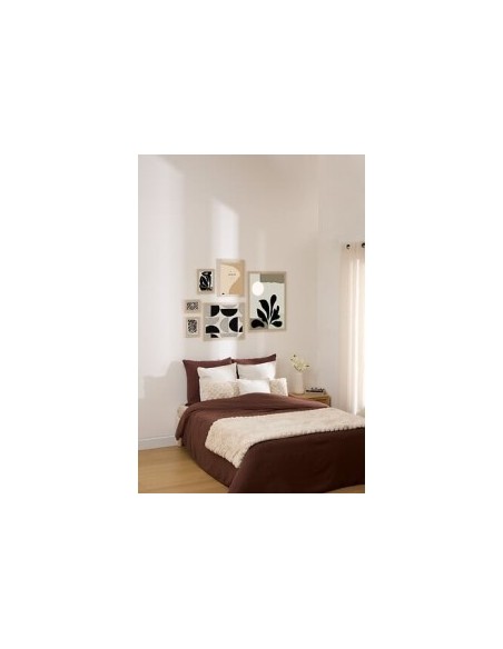 Cornice foto, effetto pietra, Missy, 18x24 cm, beige, MDF e vetro