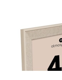 Cornice foto, effetto pietra, Missy, 40x50 cm, beige, MDF e vetro