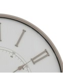 Orologio da parete DAVINA, diametro 76 cm, plastica beige, numeri romani in rilievo
