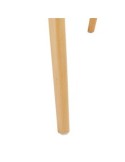Poltrona da pranzo, Yamato, legno naturale, beige, 56x56x73 cm, stile scandinavo