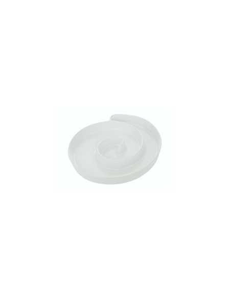 PIATTO PORTATA 207208 CHERI 25X22CM BIANCO