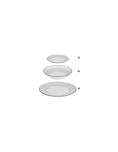 SERVIZIO TAVOLA 18PZ 207254 LUNOVA