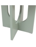 Tavolino da caffè, Bloom, diametro 40 cm, verde di gris, MDF, finitura opaca, stile moderno