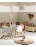 Appendiabiti cane, 5 ganci, MDF marrone, L. 50 cm, collezione Les Petits Potes