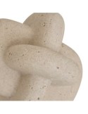 Decorazione da Appoggio Dave, Resina Effetto Pietra, Beige, Altezza 14 cm