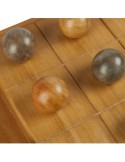 Gioco di Tris Jehan, Legno Naturale, Marrone, 40 x 30 x 4 cm