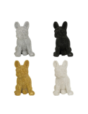 Cane Decorativo Eden, Polyresin, Colori Assortiti, Altezza 10 cm, 8,5 x 6,1 x 9,8 cm