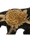 Pantera Decorativa Belli, Resina Nera, L 40 cm, P 8,5 cm, H 18,5 cm