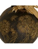 Uccellino Decorativo Belli, Resina Dorata, L 12 cm, P 10 cm, H 19 cm