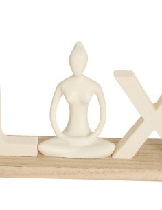 Decorazione Parola Yogi, MDF Assortito, L 36 cm, P 6 cm, H 12,5 cm