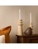 Uccellino Decorativo Autumn, Ceramica Tabacco, L 12 cm, P 9,2 cm, H 14,5 cm