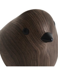 Uccellino Decorativo Autumn, Ceramica Tabacco, L 12 cm, P 9,2 cm, H 14,5 cm