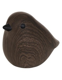 Uccellino Decorativo Autumn, Ceramica Tabacco, L 12 cm, P 9,2 cm, H 14,5 cm