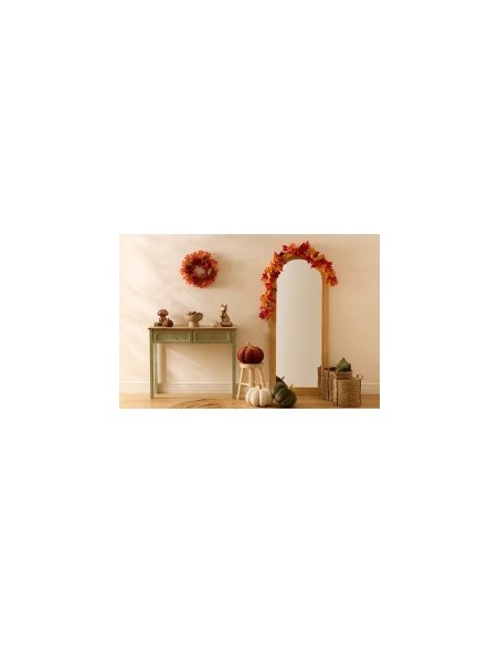 Volpe Decorativa Autunno, Resina Bronzo, L 16 cm, P 14 cm, H 26 cm