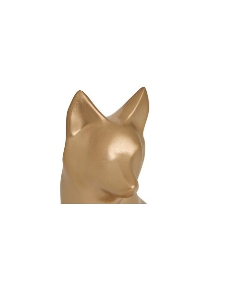 Volpe Decorativa Autunno, Resina Bronzo, L 16 cm, P 14 cm, H 26 cm