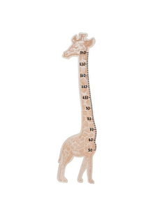 Metro da Parete Bambini Savane, Legno MDF Beige, Altezza 140 cm, Larghezza 36 cm