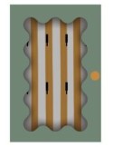 Scatola Portachiavi, Chéri, L. 20 x P. 6,6 x H. 30 cm, MDF E1, Vetro, Multicolore