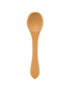 Set Pranzo, 4 Pezzi, Giraffa, Silicone, Ocre, Piatto, Ciotola, Bicchiere, Cucchiaio