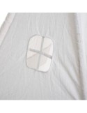 Tipi Bambini, Wapi, 120 x 120 x 160 cm, Naturale, Beige Lin, Cotone, Poliestere, Legno