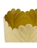 Portavaso, Belli, Set 2 pezzi, Metallo Dorato, Dimensioni M e L, Diametro 21 cm, Profondità 18 cm