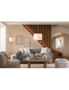 Vaso Asy in Ceramica Sabbiata Bianco, Altezza 18 cm, Design Organico