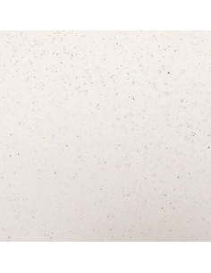 Vaso Asy in Ceramica Sabbiata Bianco, Altezza 18 cm, Design Organico
