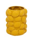 Vaso Citrons, Yucatan, Ceramica Gialla, Alto 18 cm, Diametro 14 cm
