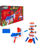 PISTOLA CON BERSAGLIO E PROIETTILI DI GOMMA SOFFICI  GIOCO BAMBINI, GLOBO WTOY 41653