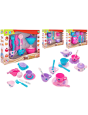 SERVIZIO DA THE GIOCATTOLO IN PLASTICA COLORATA 42553 ASSORTITO