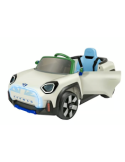 AUTO ELETTRICA, MINI ACEMAN, 12V, LITIO, TELECOMANDO PARENTALE, BLUETOOTH, MP3, USB, PORTE APRIBILI, LUCI LED, BAMBINI 3+