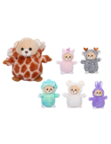 PELUCHE, ANIMALI, 18CM, MORBIDI, ASSORTITIO, PELUX 83000, BAMBINI 0+, IDEA REGALO