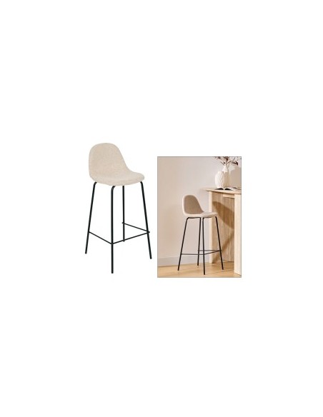 SGABELLO BAR 207387A VLADI BIANCO H96CM