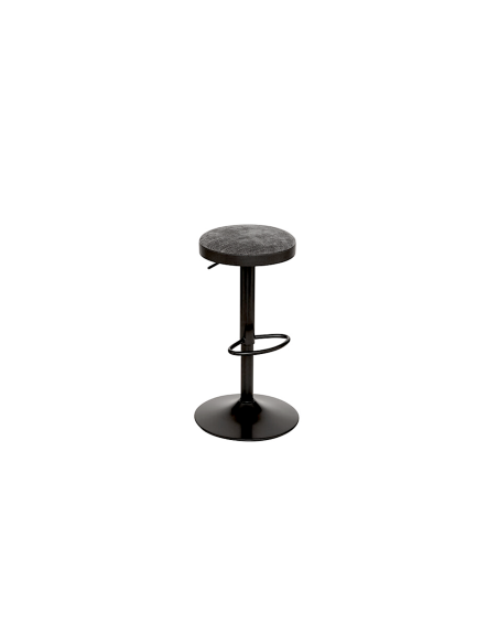 SGABELLO BAR 207390A ILSA NERO/ANTRACITE H76CM