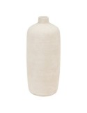 Vaso, gres, Romia, beige, D.19 x H.43,5 cm, collezione Wonja