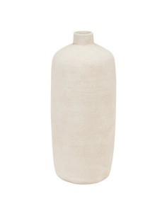 Vaso, gres, Romia, beige, D.19 x H.43,5 cm, collezione Wonja
