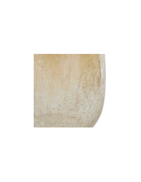 Vaso, vetro craquelé, Alexis, trasparente, D.19 x H.25 cm