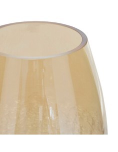 Vaso, vetro craquelé, Alexis, trasparente, D.19 x H.25 cm