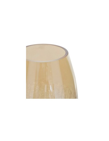 Vaso, vetro craquelé, Alexis, trasparente, D.19 x H.25 cm