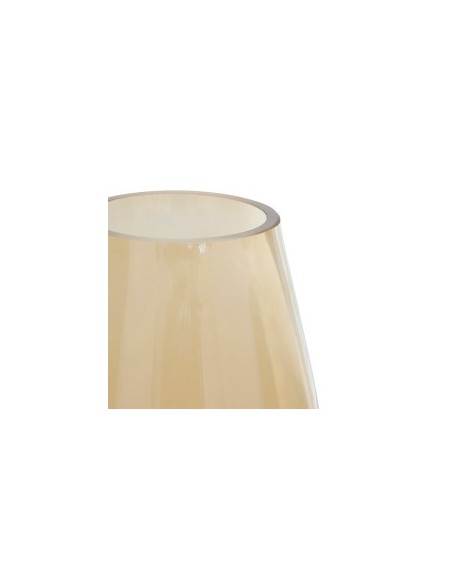 Vaso, vetro craquelé, Alexis, trasparente, D.19 x H.25 cm