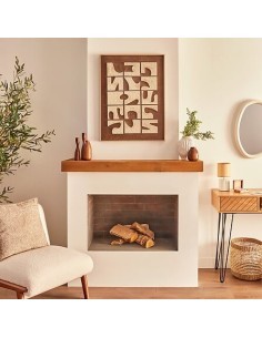 Tela, 3D, Castille, verde kaki, 60x80 cm, rilievo decorativo, montaggio verticale/orizzontale