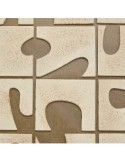 Tela, 3D, Castille, verde kaki, 60x80 cm, rilievo decorativo, montaggio verticale/orizzontale