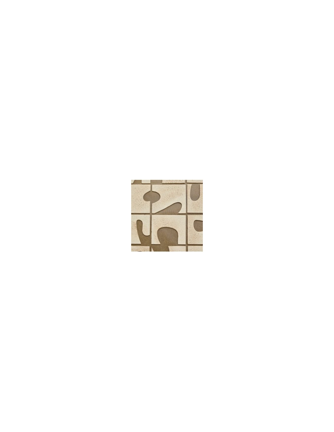 Tela, 3D, Castille, verde kaki, 60x80 cm, rilievo decorativo, montaggio verticale/orizzontale