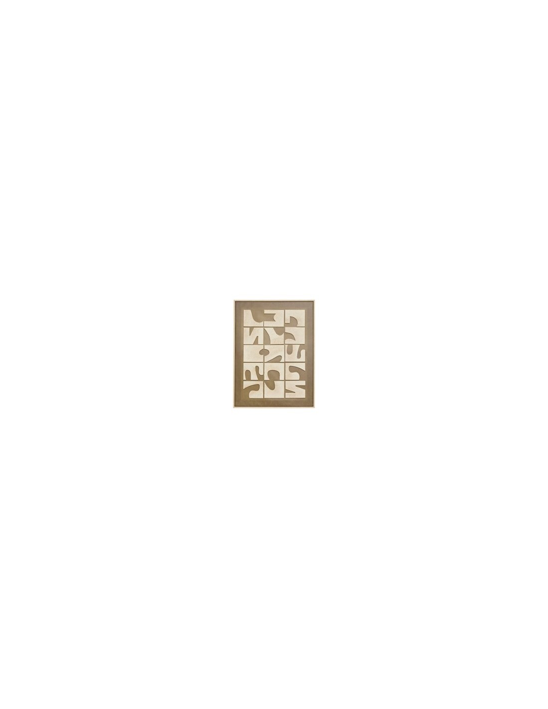 Tela, 3D, Castille, verde kaki, 60x80 cm, rilievo decorativo, montaggio verticale/orizzontale